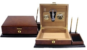 25 Ct.  Executive Desktop Humidor Set